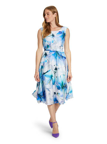 Vera Mont Kleid in Blau/ Weiß