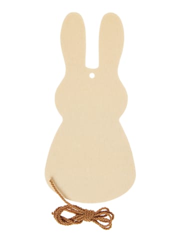 SUNNYSUE Drewniane zawieszki (6 szt.) w kolorze jasnobrązowym