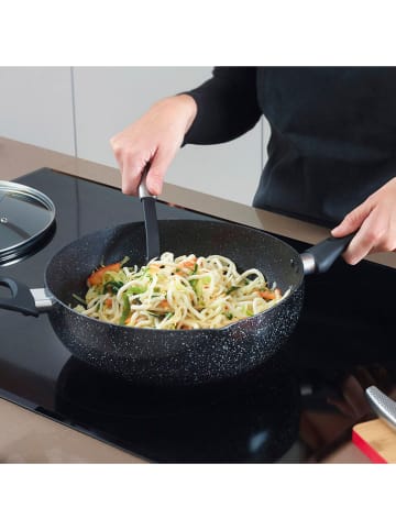 Brandt 2-delige set: wokpan met deksel zwart