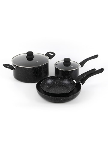 Brandt 6-delige kookgereiset zwart