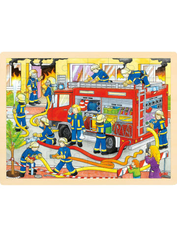 Goki Einlegepuzzle "Feuerwehreinsatz" - ab 3 Jahren