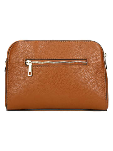 Wojas Leder-Umhängetasche in Cognac - (B)24 x (H)16 x (T)7,5 cm