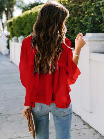 Milan Kiss Bluse in Rot