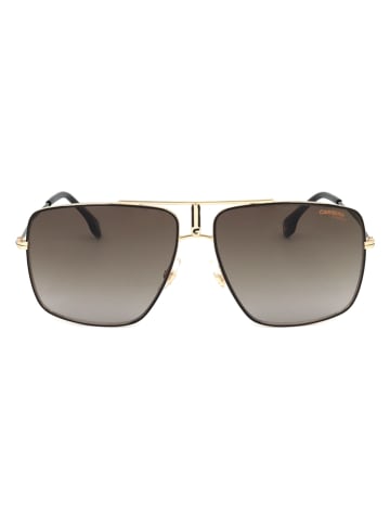 Carrera Męskie okulary przeciwsłoneczne w kolorze złoto-czarno-brązowym