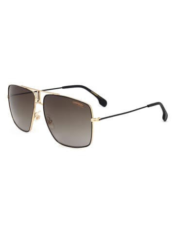 Carrera Męskie okulary przeciwsłoneczne w kolorze złoto-czarno-brązowym