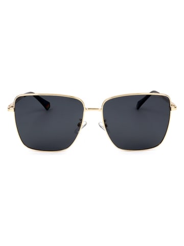Polaroid Damen-Sonnenbrille in Gold/ Schwarz