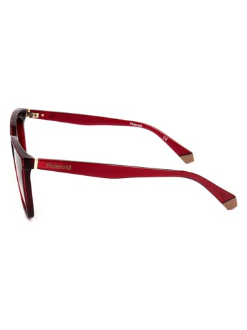 Polaroid Damskie okulary przeciwsłoneczne w kolorze czerwono-jasnobrązowym