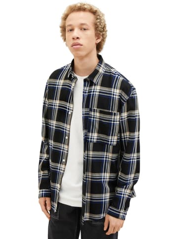 Tom Tailor Hemd - Relaxed fit - in Schwarz