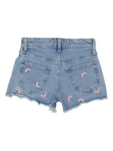 GAP Jeans-Shorts "Fray" in Hellblau/ Bunt