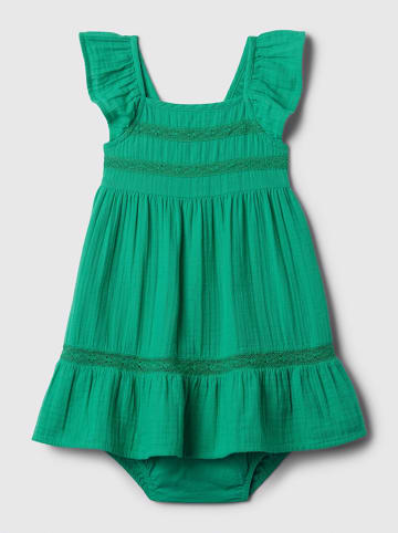GAP Sukienka-body w kolorze zielonym