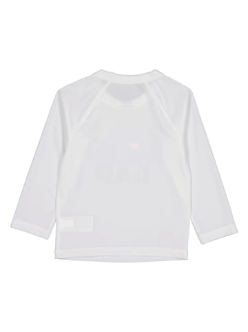 GAP Koszulka kąpielowa w kolorze białym ze wzorem