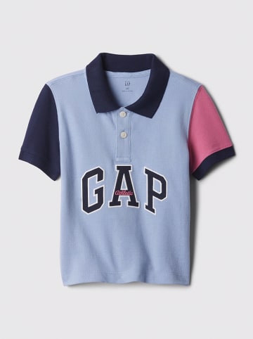 GAP Koszulka polo w kolorze błękitnym