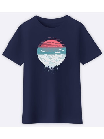 WOOOP Shirt "The great thaw" donkerblauw