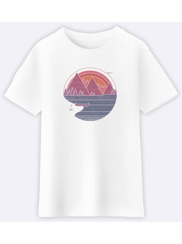 WOOOP Koszulka "The Mountains Calling" w kolorze białym