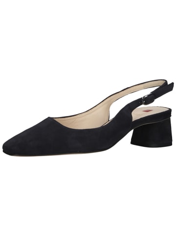 Högl Leder-Slingpumps in Dunkelblau