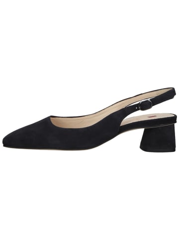 Högl Leder-Slingpumps in Dunkelblau