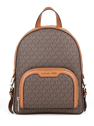 Michael Kors Rugzak donkerbruin/camel - (B)25 x (H)30 x (D)14 cm