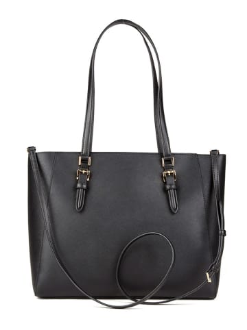 Michael Kors Leder-Schultertasche in Schwarz - (B)35 x (H)30 x (T)10 cm