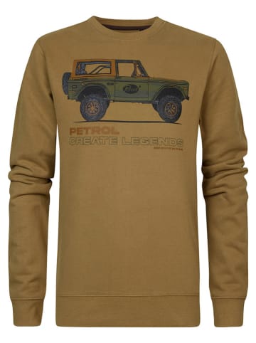 Petrol Industries Sweatshirt in Hellbraun