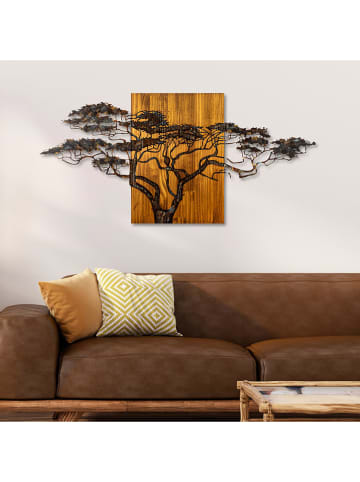 ABERTO DESIGN Wanddecoratie "Acacia Tree" - (B)144 x (H)70 cm