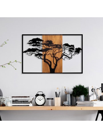 ABERTO DESIGN Wanddecoratie "Acacia Tree" - (B)90 x (H)58 cm