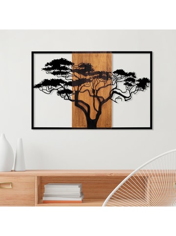 ABERTO DESIGN Wanddecoratie "Acacia Tree" - (B)90 x (H)58 cm