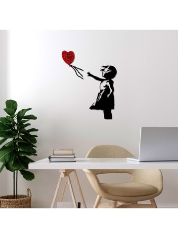 ABERTO DESIGN Wanddekor "Banksy" - (B)105 x (H)85 cm