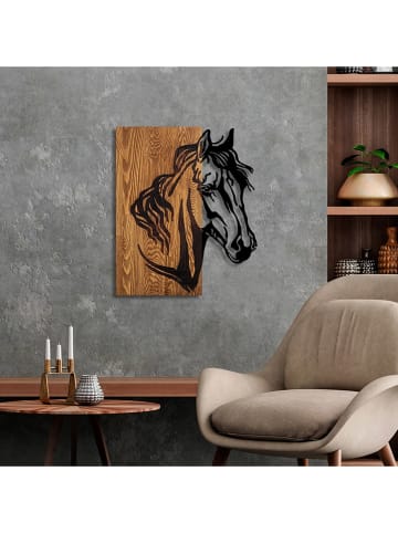 ABERTO DESIGN Wanddecoratie "Horse" - (B)48 x (H)58 cm