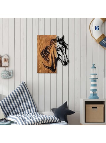 ABERTO DESIGN Wanddekor "Horse" - (B)48 x (H)58 cm