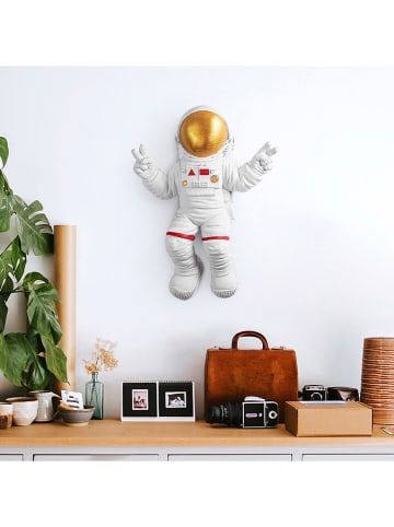 ABERTO DESIGN Wanddecoratie "Astronaut" - (B)35 x (H)47 cm