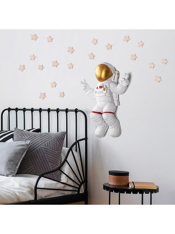 ABERTO DESIGN Wanddecoratie "Astronaut" - (B)35 x (H)47 cm