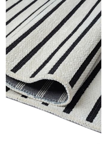 ABERTO DESIGN Laagpolig tapijt "Terapia" wit/zwart