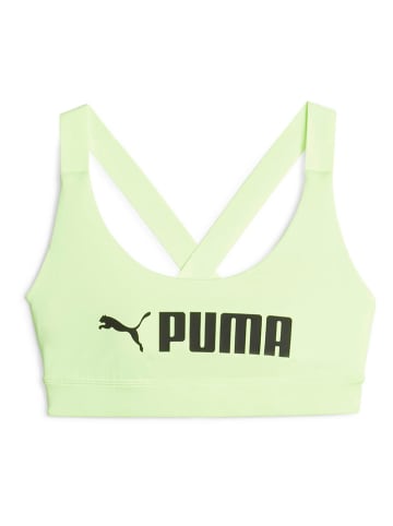 Puma Biustonosz sportowy "Fit" w kolorze jasnozielonym