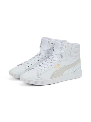 Puma Skórzane sneakersy "Vikky v3" w kolorze biało-beżowym