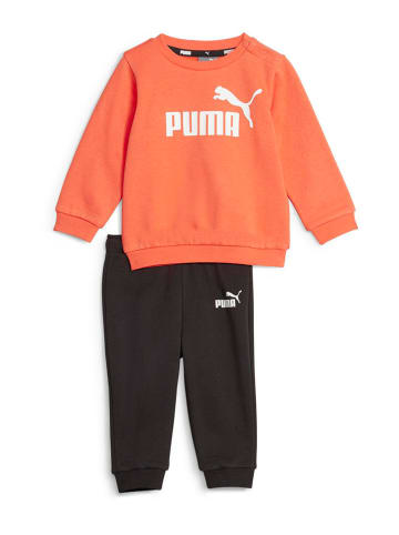 Puma 2tlg. Outfit "Essential" in Orange/ Schwarz