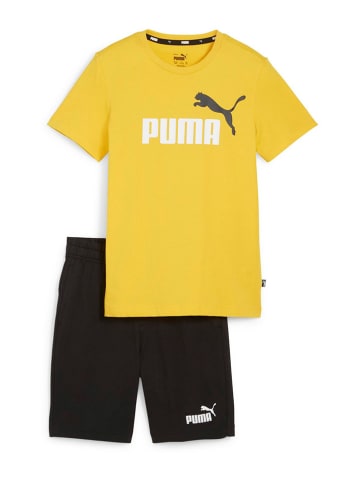 Puma 2tlg. Outfit "Jersey" in Gelb/ Schwarz