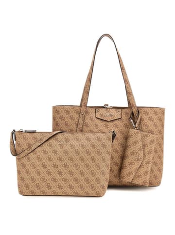 Guess Shopper bag w kolorze jasnobrązowym - 36 x 27 x 13 cm
