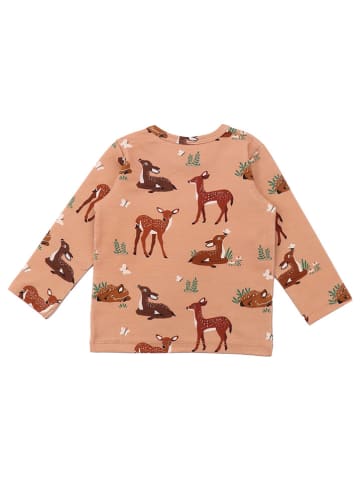 Walkiddy Koszulka "Baby Deers" w kolorze jasnoróżowym