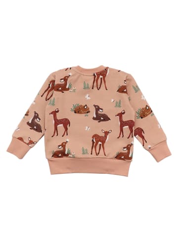 Walkiddy Sweatshirt "Baby Deers" in Rosa
