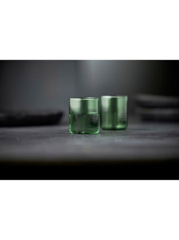 Lyngby Glas 2er-Set: Schnapsglas in Grün - 60 ml
