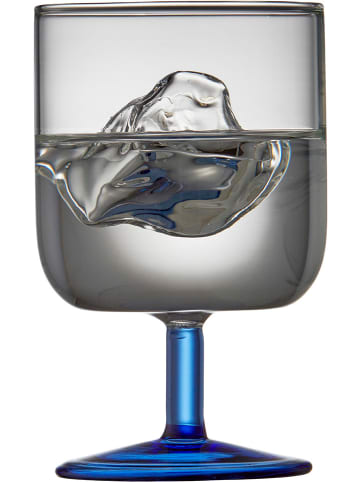 Lyngby Glas 2er-Set: Weinglas in Blau - 300 ml