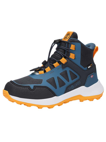 Trollkids Trekkingschoenen "Oppland Hiker" zwart/blauw/oranje