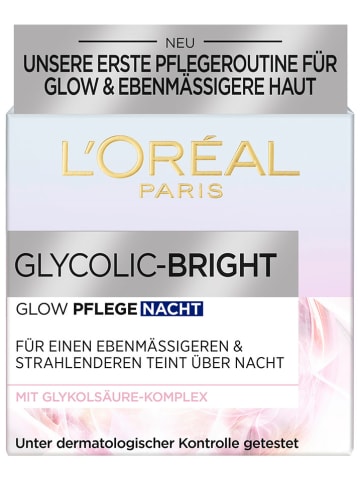 L'Oréal Paris Krem na noc "Glycolic-Bright" - SPF 17 - 50 ml