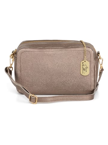 Anna Morellini Leren schoudertas "Pippa" bruin - (B)25 x (H)16 x (D)9 cm
