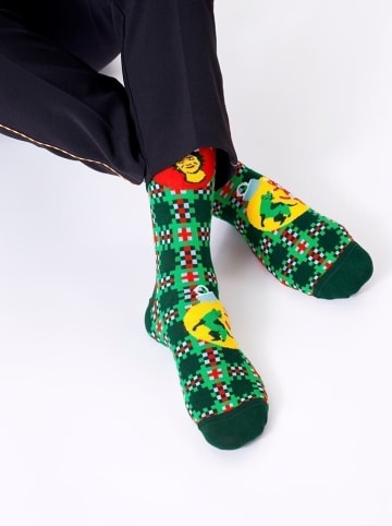 Happy Socks Skarpety w kolorze czarnym ze wzorem