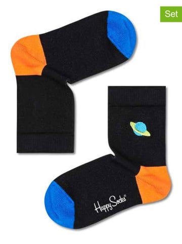 Happy Socks 2-delige set: sokken zwart