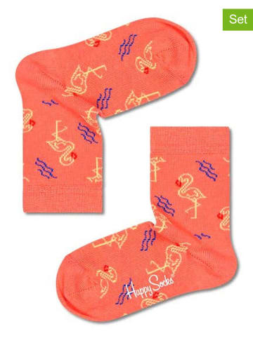 Happy Socks 2-delige set: sokken oranje
