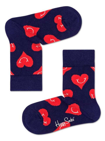 Happy Socks 2er-Set: Socken in Dunkelblau/ Hellblau
