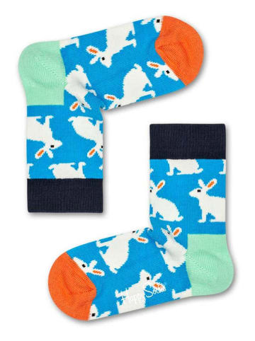 Happy Socks 2er-Set: Socken in Dunkelblau/ Hellblau