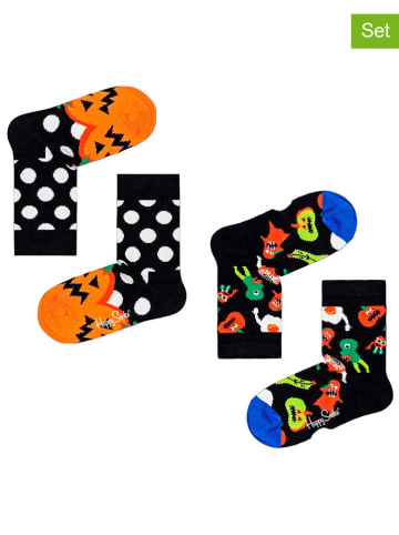 Happy Socks 2-częściowy zestaw prezentowy w kolorze czarnym ze wzorem